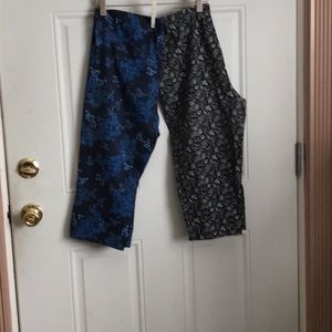 Basic Editions Knit Capri Leggings